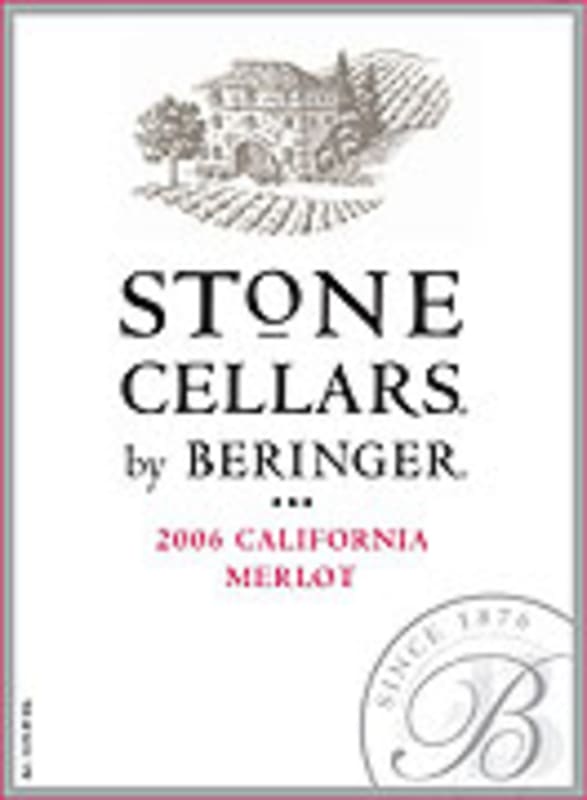 Stone Cellars Merlot 2006 Front Label