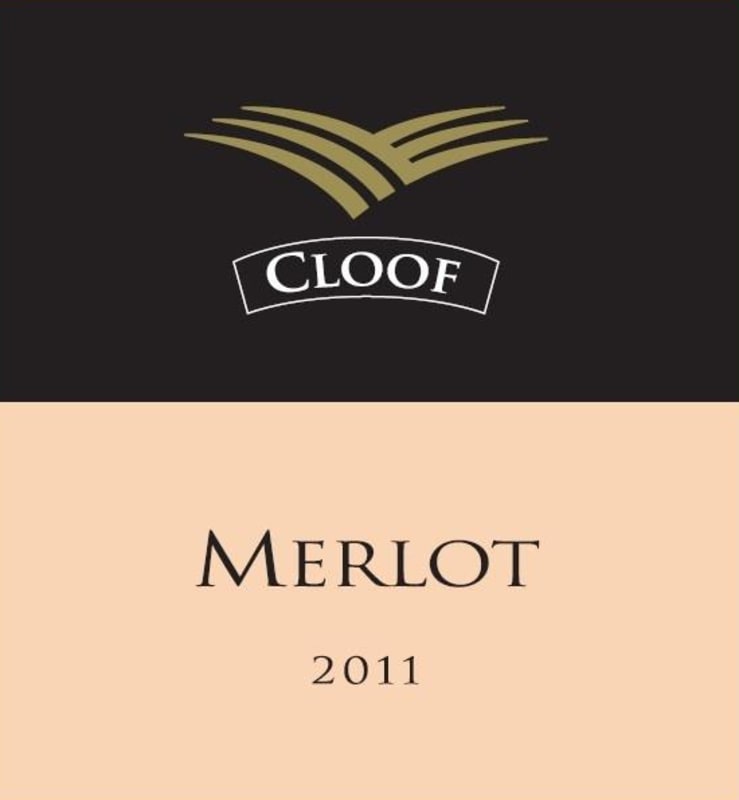 Cloof Merlot 2011 Front Label