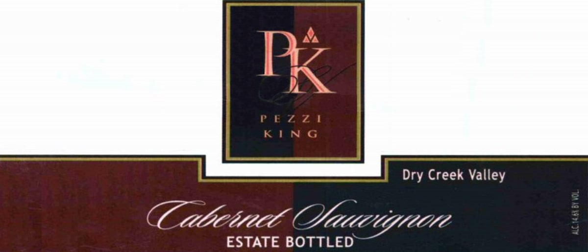 Pezzi King Dry Creek Valley Cabernet Sauvignon 2008 Front Label