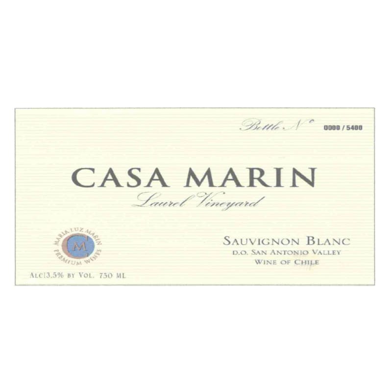 Casa Marin Laurel Vineyard Sauvignon Blanc 2007 Front Label