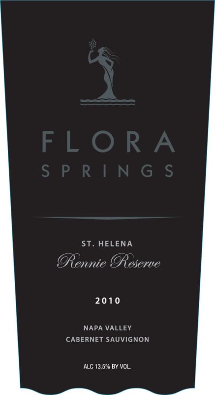 Flora Springs Rennie Reserve Cabernet Sauvignon 2010 Front Label