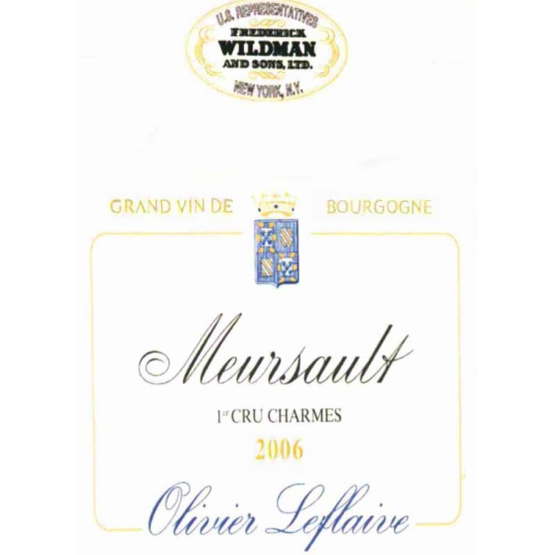 Olivier Leflaive Meursault 2006 Front Label