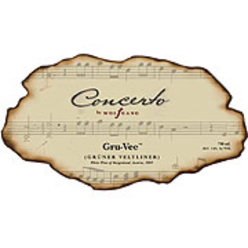 Wolfgang Gruner Veltliner Concerto 2005 Front Label