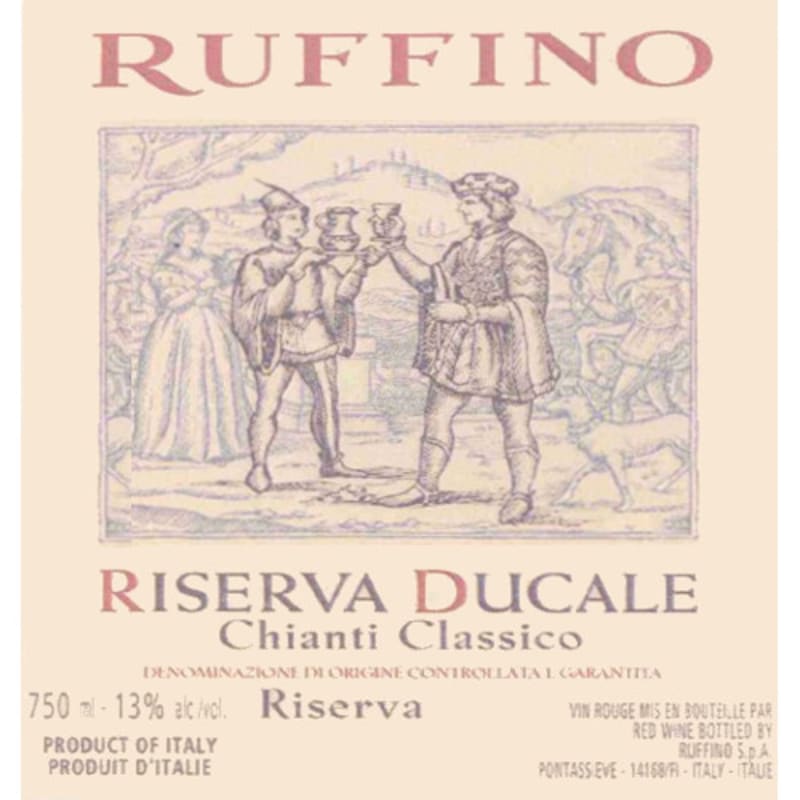 Ruffino Ducale Chianti Classico Riserva 2005 Front Label