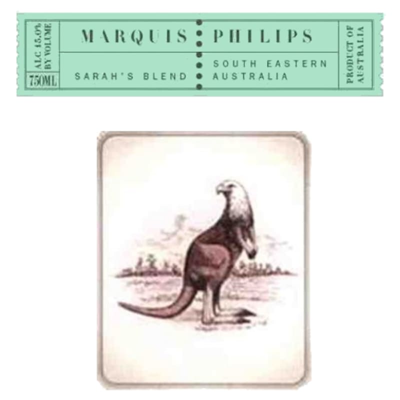 Marquis Philips Sarah's Blend 2007 Front Label