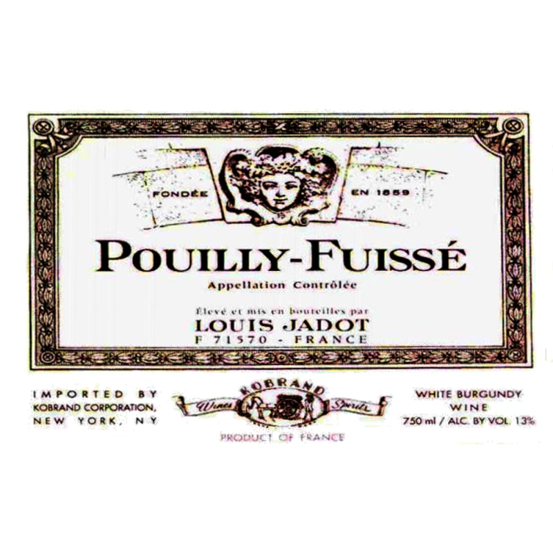 Louis Jadot Pouilly-Fuisse 2007 Front Label