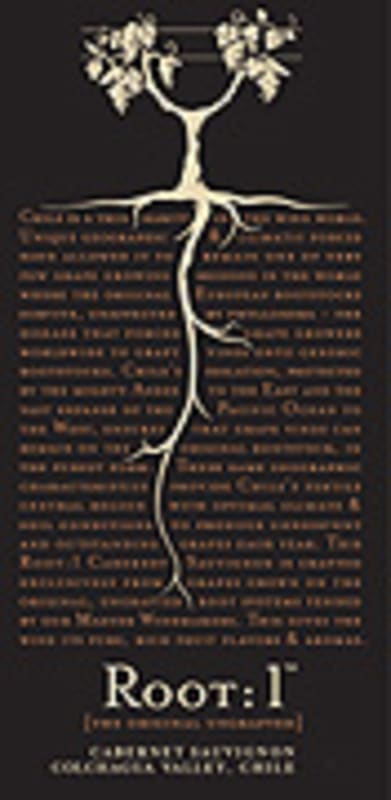 Root:1 Cabernet Sauvignon Reserva 2007 Front Label