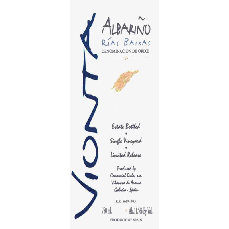 Vionta Albarino 2006 Front Label