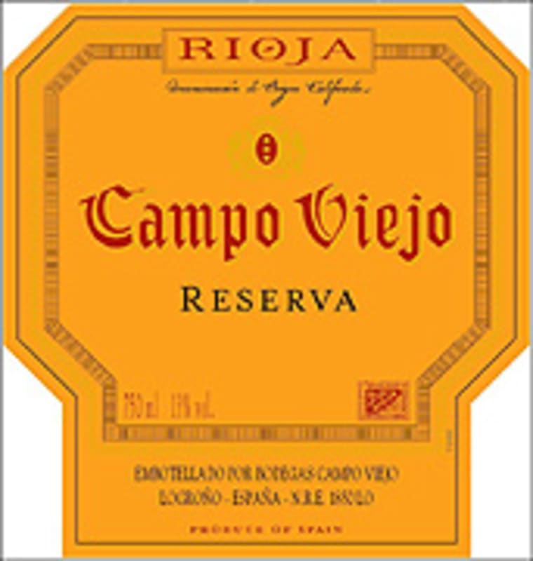Campo Viejo Rioja Reserva 2004 Front Label