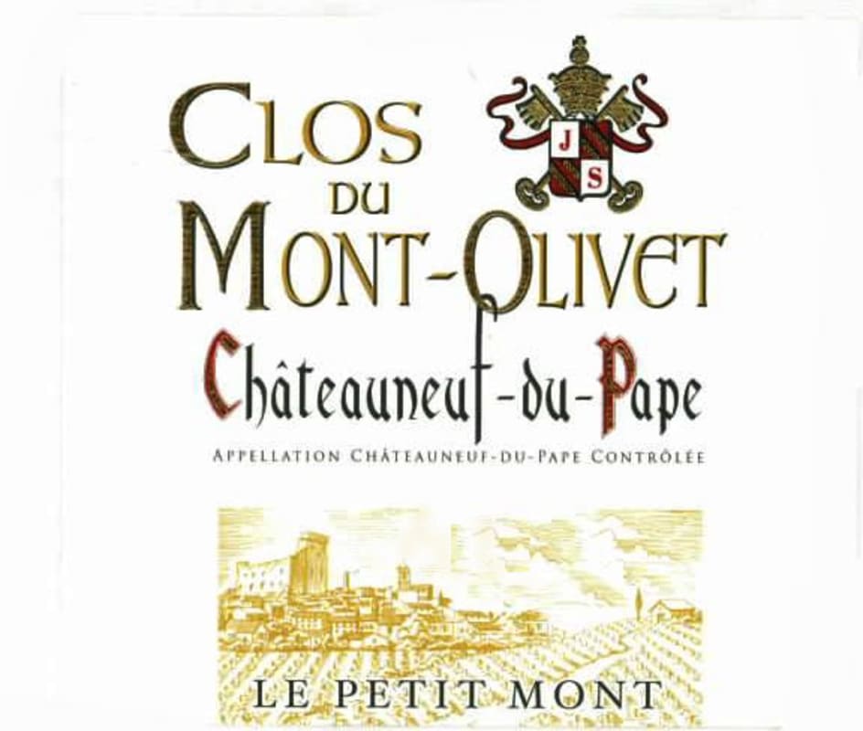 Clos du Mont Olivet Chateauneuf-du-Pape Le Petit Mont 2011 Front Label