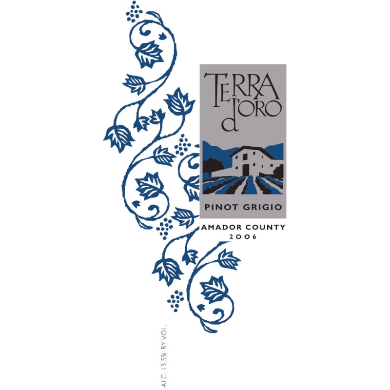 Terra d'Oro Pinot Grigio 2006 Front Label