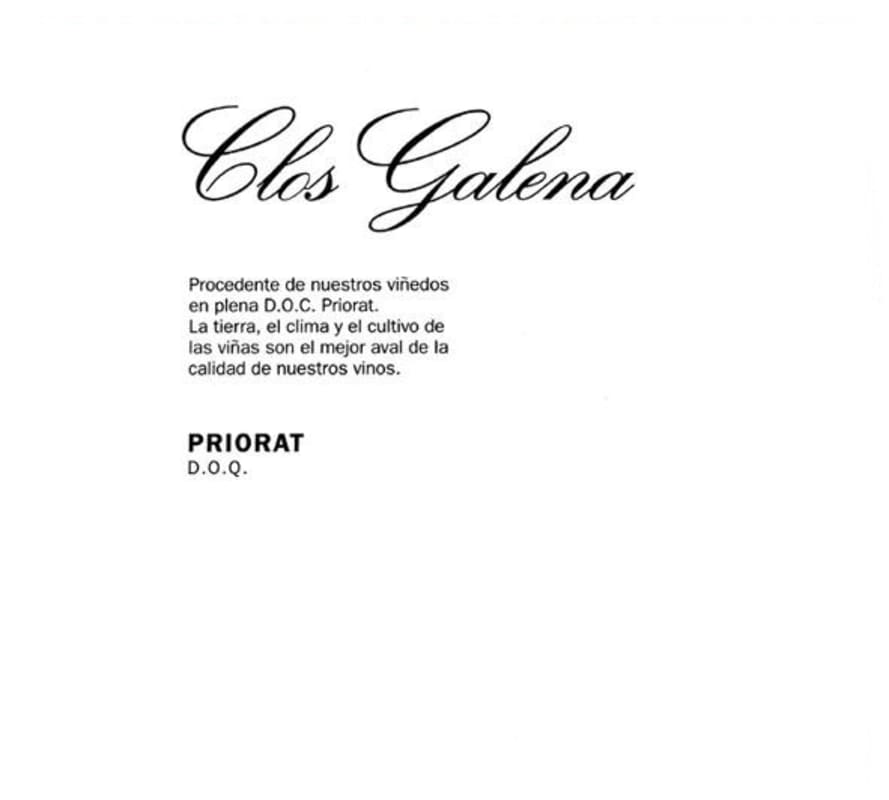 Clos Galena Clos Galena 2005 Front Label