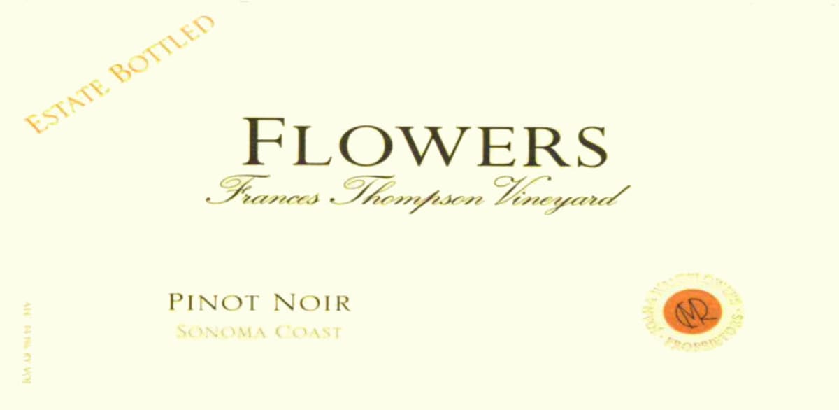 Flowers Frances Thompson Vineyard Pinot Noir 2007 Front Label