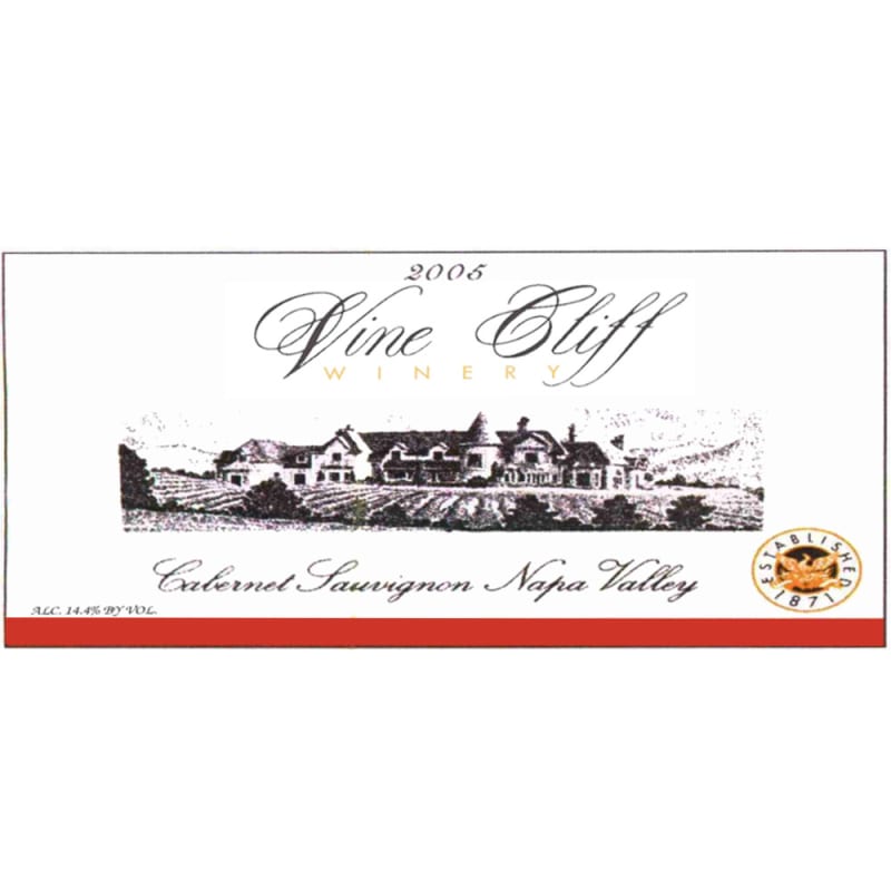 Vine Cliff Napa Valley Cabernet Sauvignon 2005 Front Label