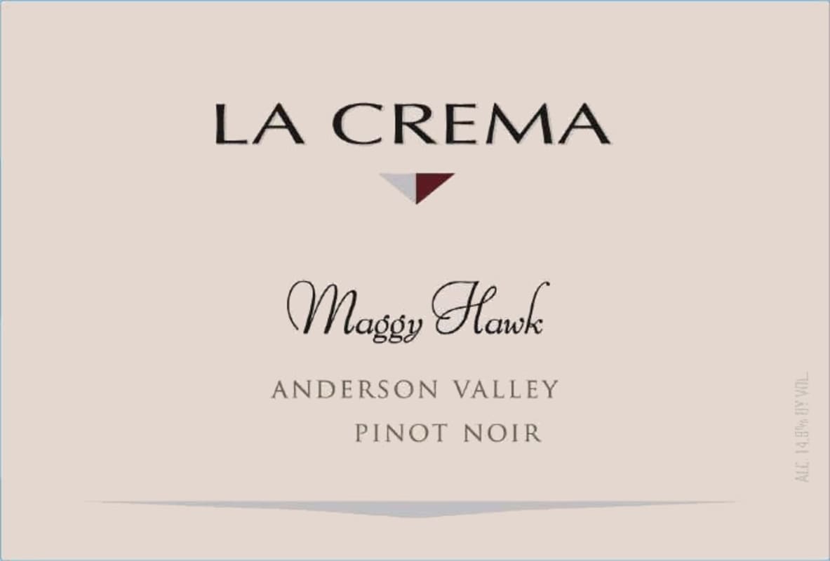 La Crema Maggy Hawk Pinot Noir 2012 Front Label