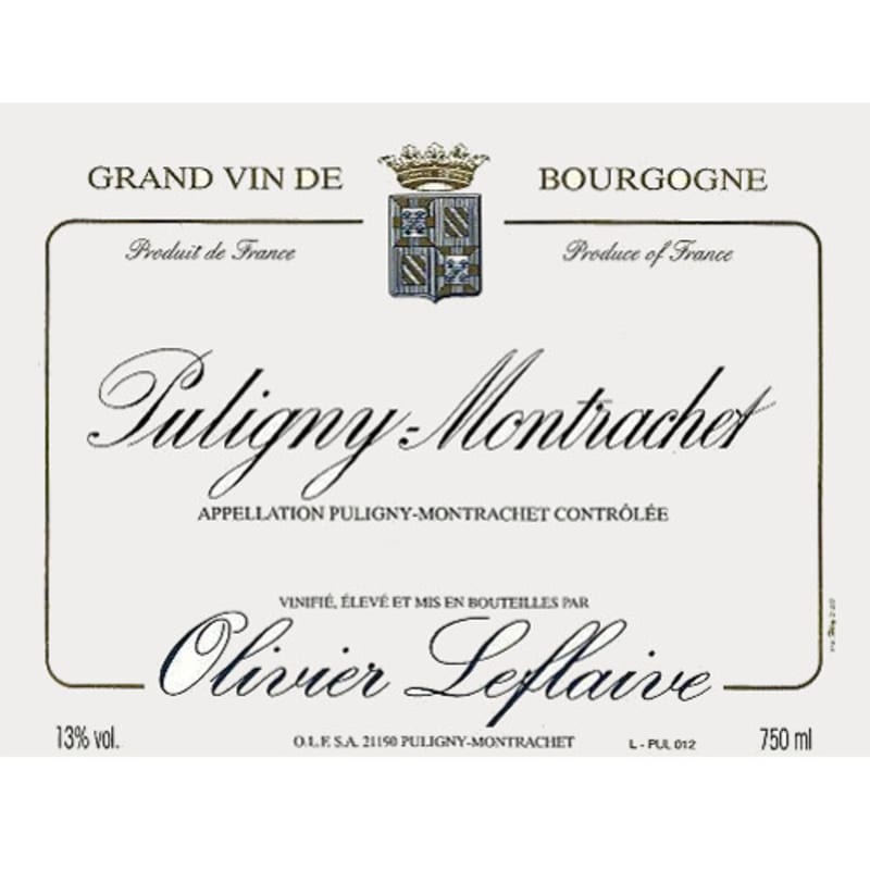 Olivier Leflaive Puligny-Montrachet 2006 Front Label