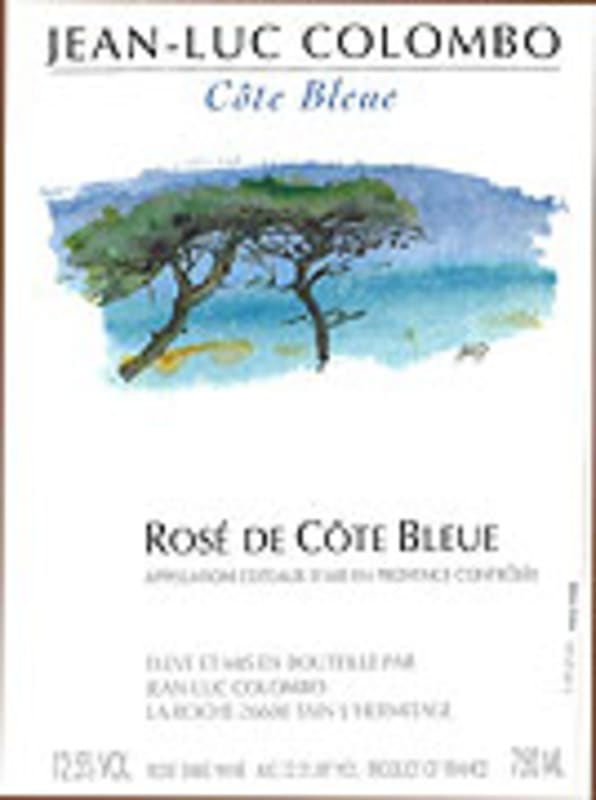 Jean-Luc Colombo Rose de Cote Bleue 2007 Front Label