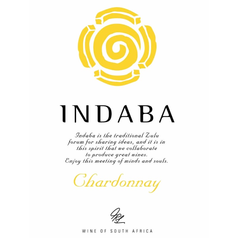 Indaba Chardonnay 2005 Front Label