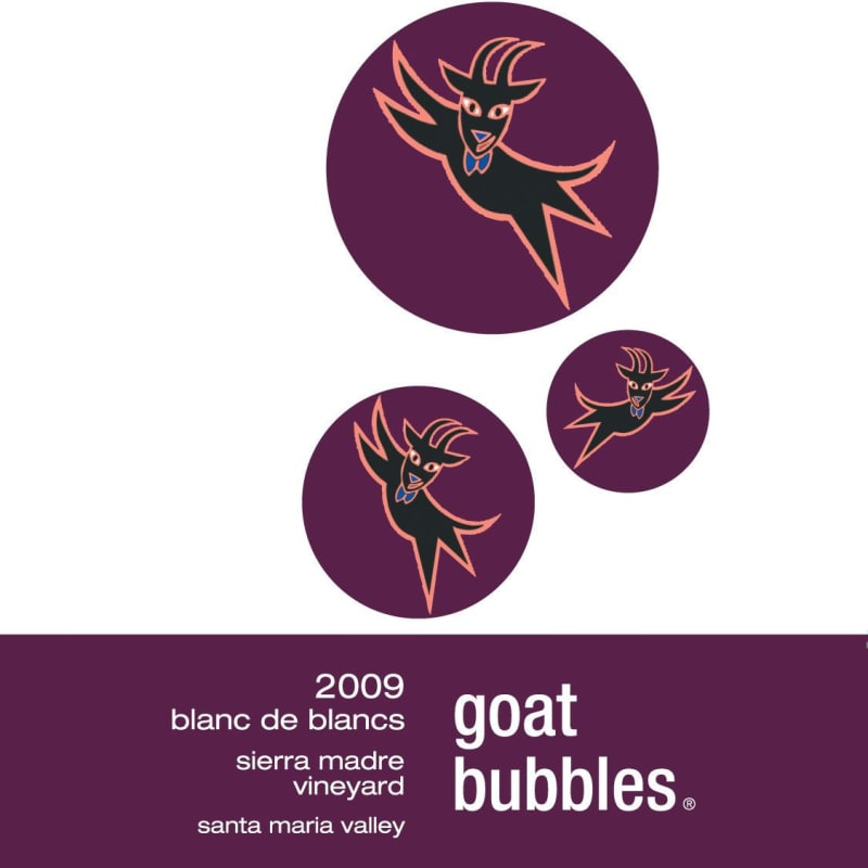 Flying Goat Cellars Goat Bubbles Blanc de Blancs 2009 Front Label