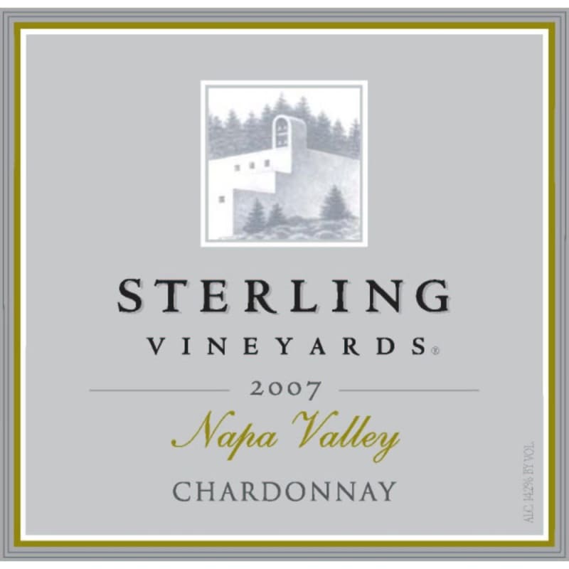 Sterling Napa Chardonnay 2007 Front Label