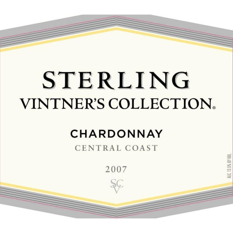 Sterling Vintner's Collection Chardonnay 2007 Front Label