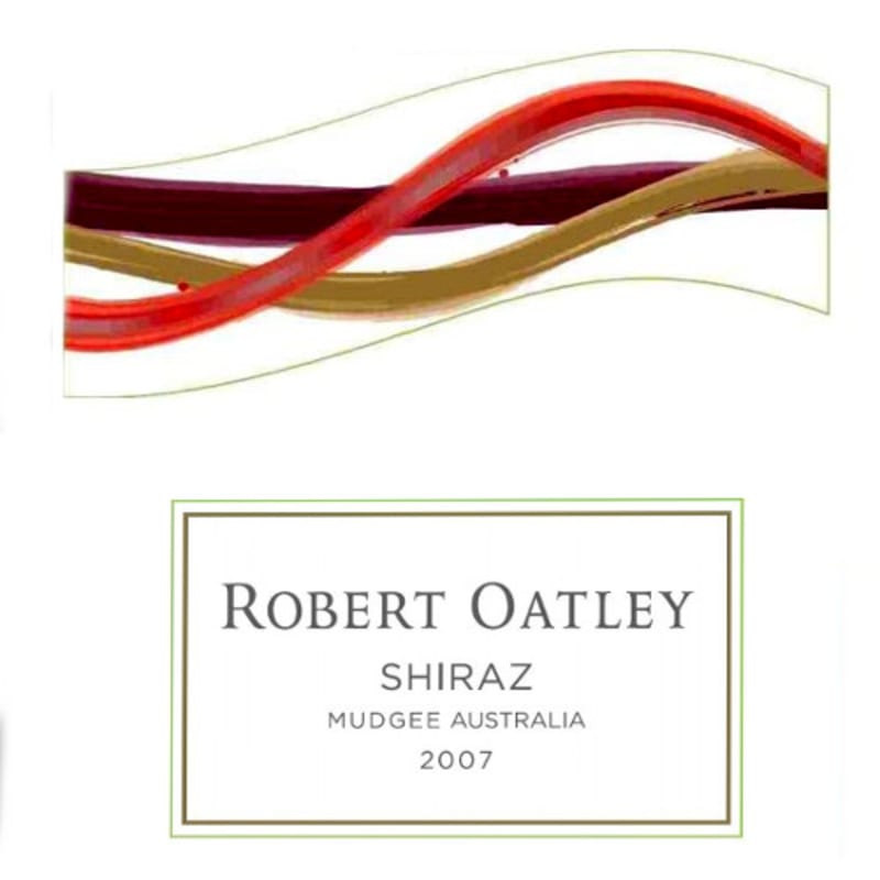 Robert Oatley Mudgee Shiraz 2007 Front Label