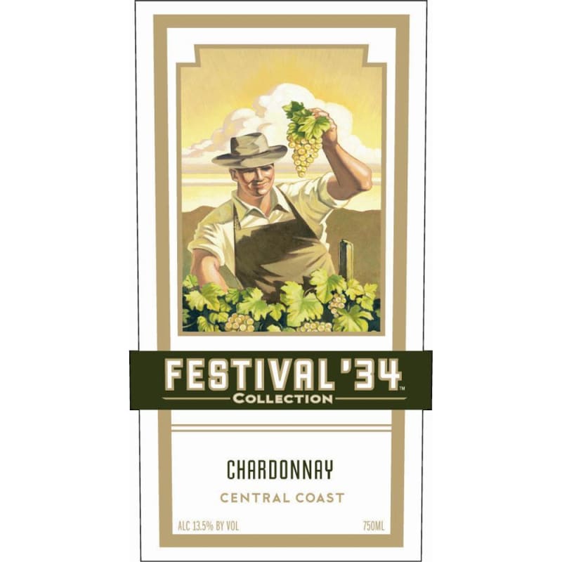 Festival'34 Chardonnay 2007 Front Label