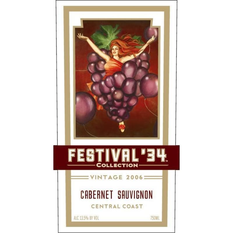 Festival'34 Cabernet Sauvignon 2006 Front Label