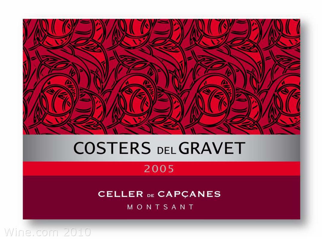 Celler de Capcanes Costers del Gravet 2005 Front Label