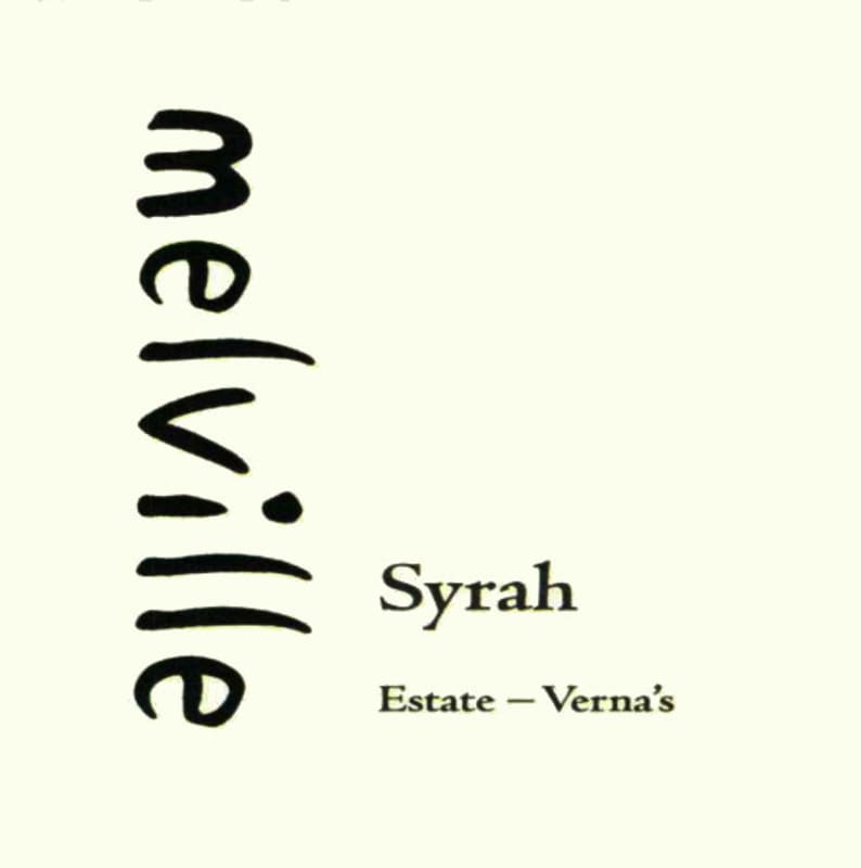 Melville Estate Verna's Syrah 2010 Front Label