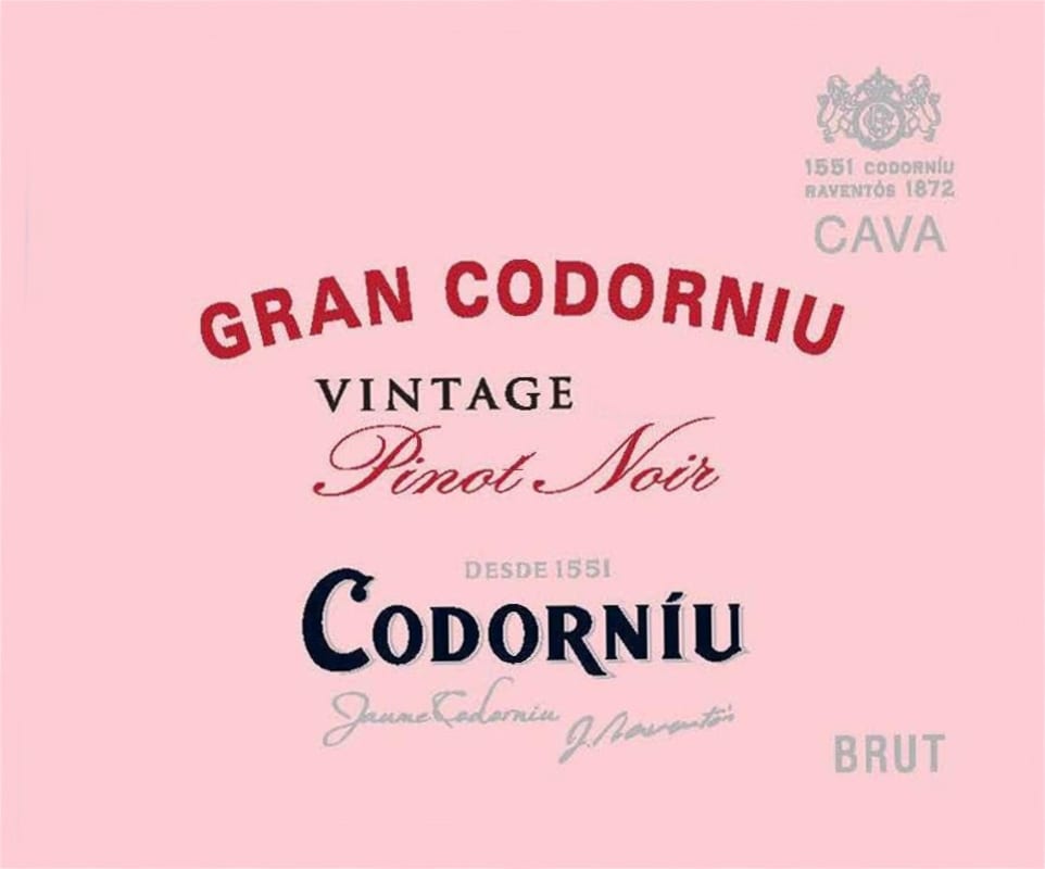 Codorniu Gran Codorniu Cava Brut 2012 Front Label