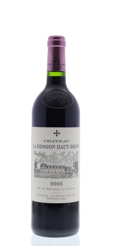 Chateau La Mission Haut-Brion 2005 Front Bottle Shot