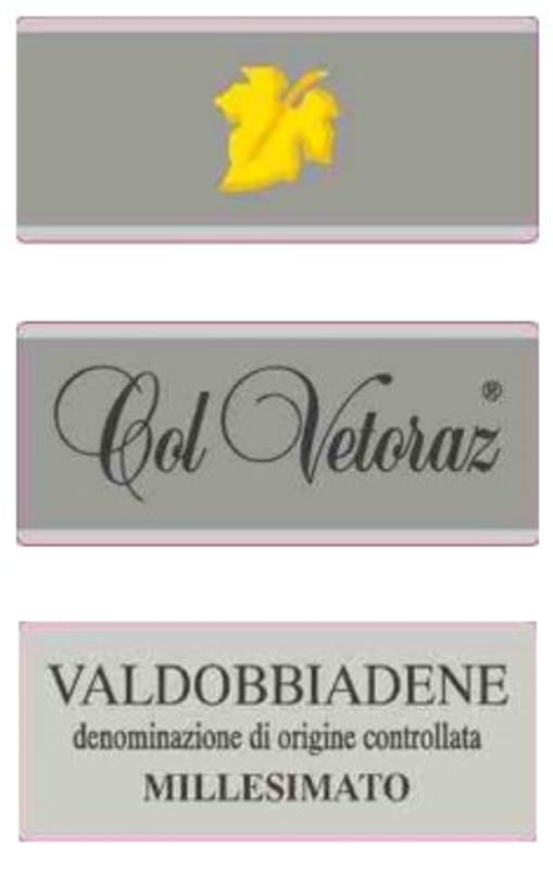 Col Vetoraz Valdobbiadene Prosecco 2014 Front Label