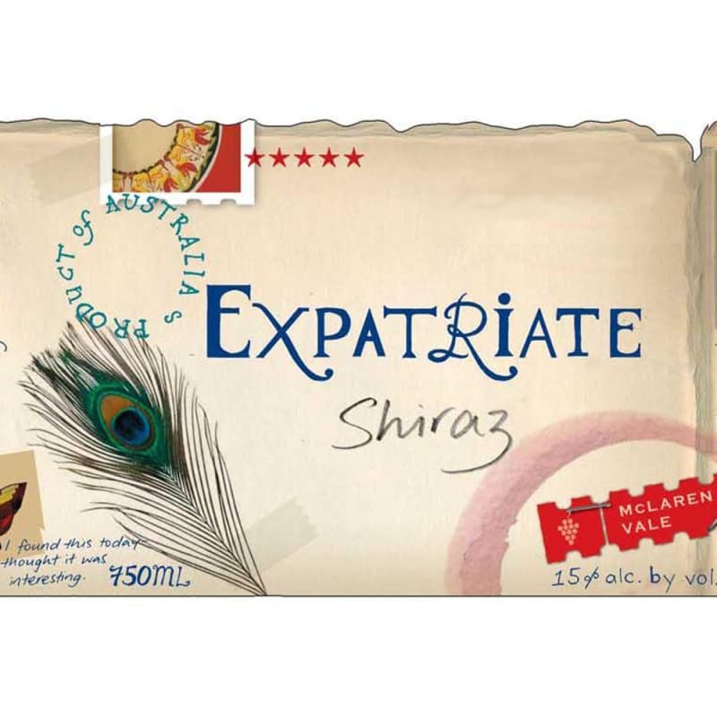 Corrina Rayment Expatriate Shiraz 2006 Front Label