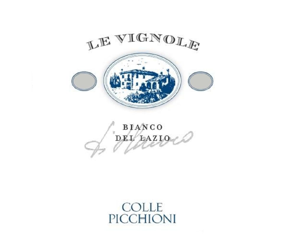 Picchioni Lazio Le Vignole Bianco del 2014 Front Label