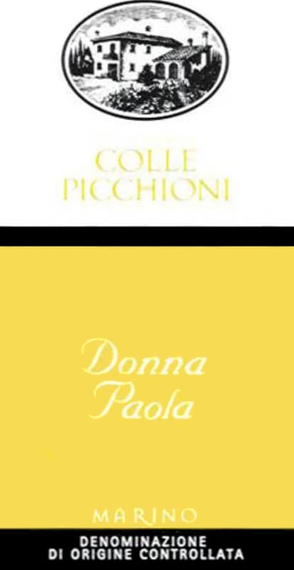 Picchioni Marino Donna Paolo 2011 Front Label