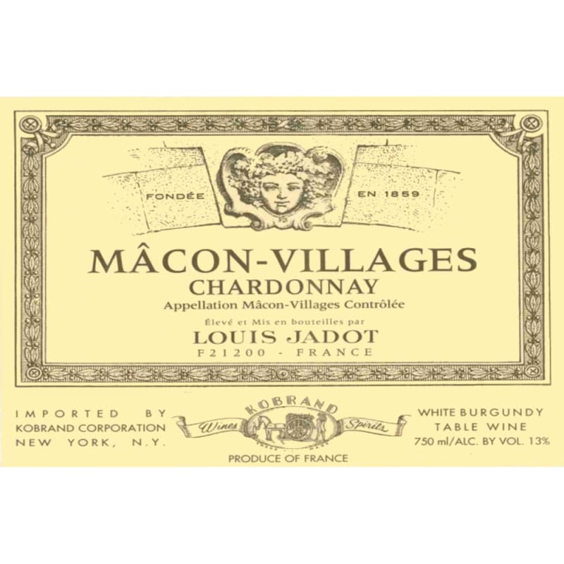 Louis Jadot Macon-Villages 2007 Front Label