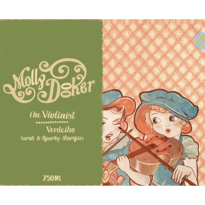 Mollydooker The Violinist Verdelho 2008 Front Label