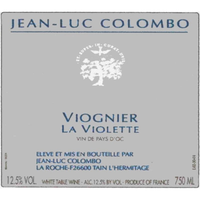 Jean-Luc Colombo La Violette Viognier 2007 Front Label