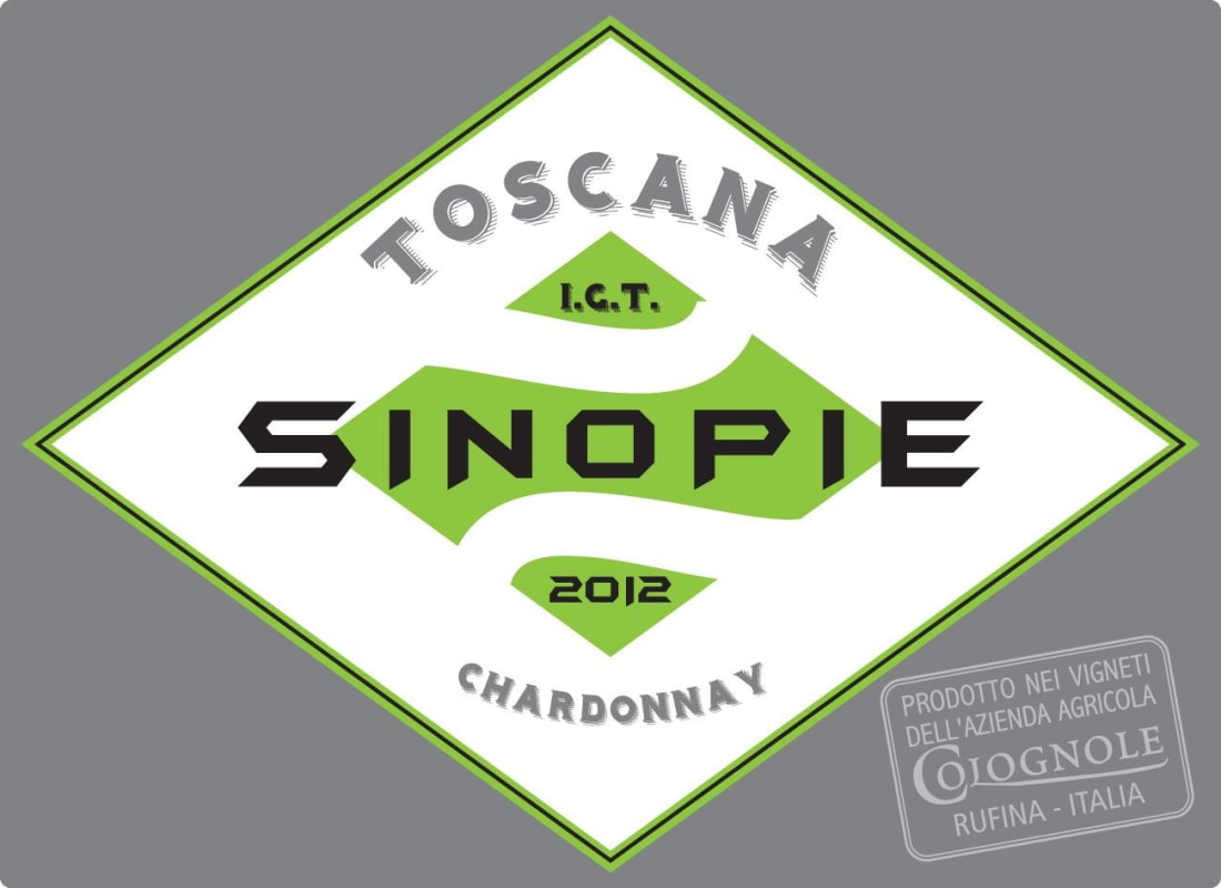 Colognole 'Sinopie' Chardonnay 2012 Front Label