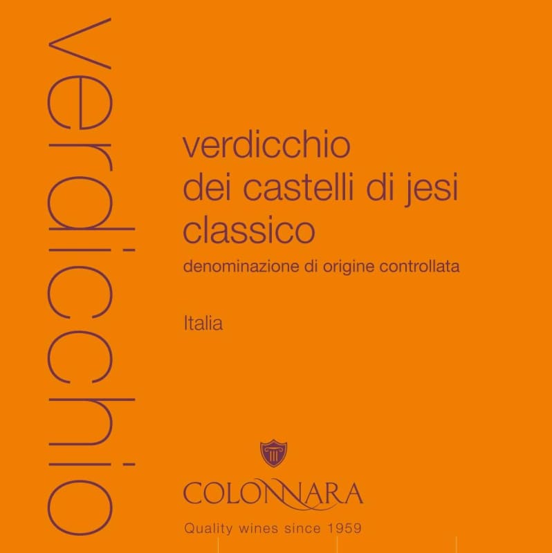 Colonnara Verdicchio dei Castelli di Jesi Classico 2013 Front Label