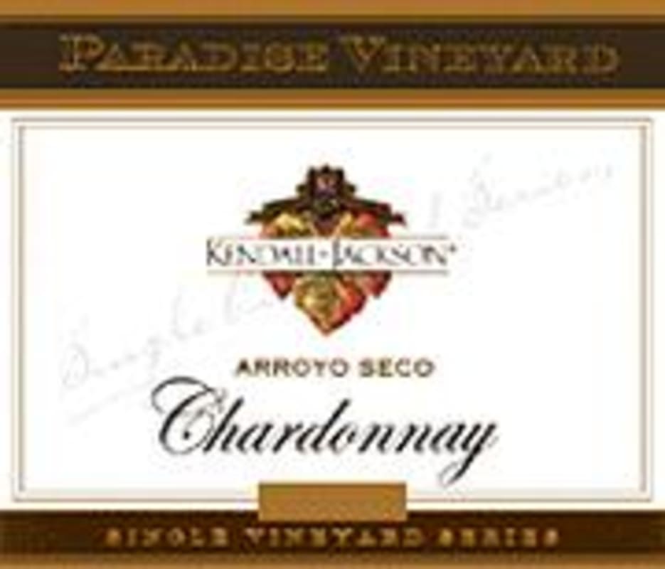 Kendall-Jackson Paradise Vineyard Chardonnay 1998 Front Label