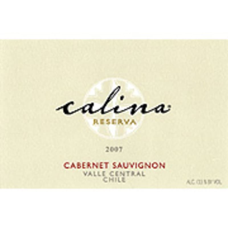 Calina Cabernet Sauvignon 2007 Front Label