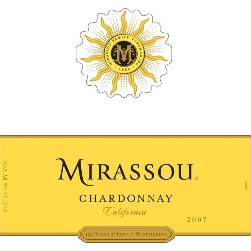 Mirassou Chardonnay 2007 Front Label