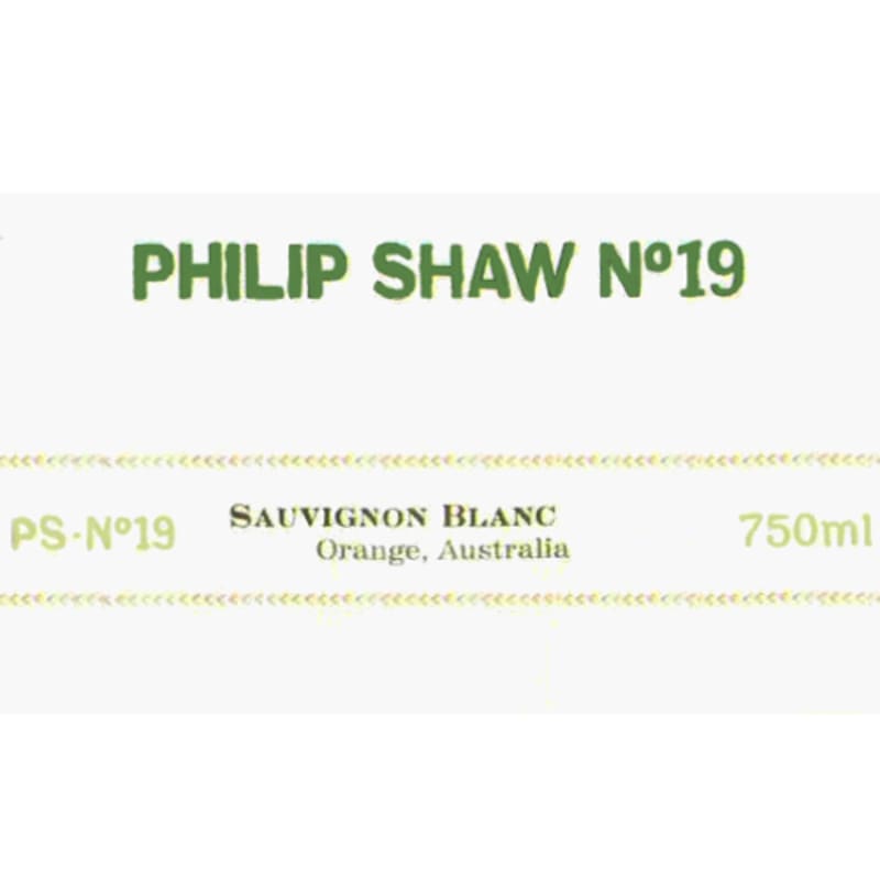 Philip Shaw No. 19 Sauvignon Blanc 2007 Front Label