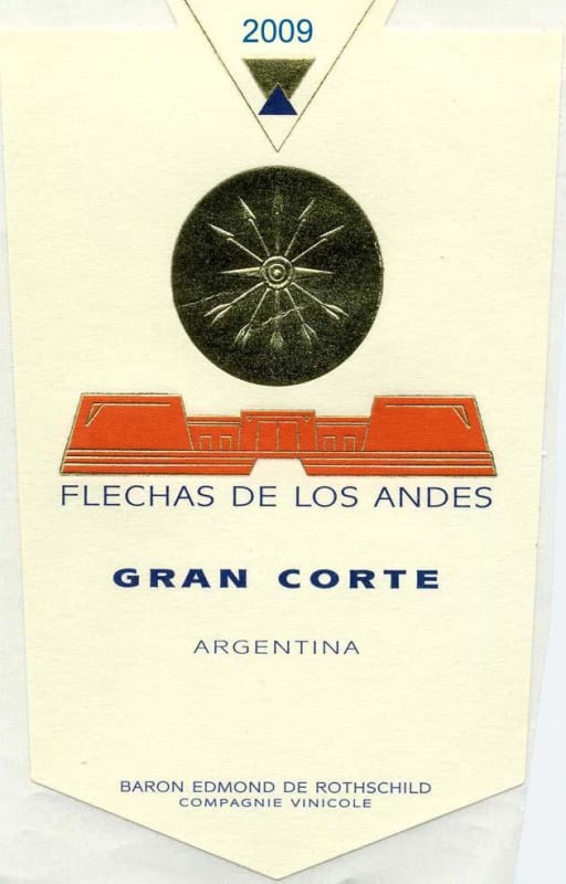 Flechas De Los Andes Gran Corte 2009 Front Label