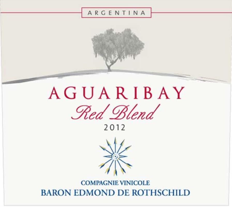 Barons E.B. de Rothschild Aguaribay Red Blend 2012 Front Label