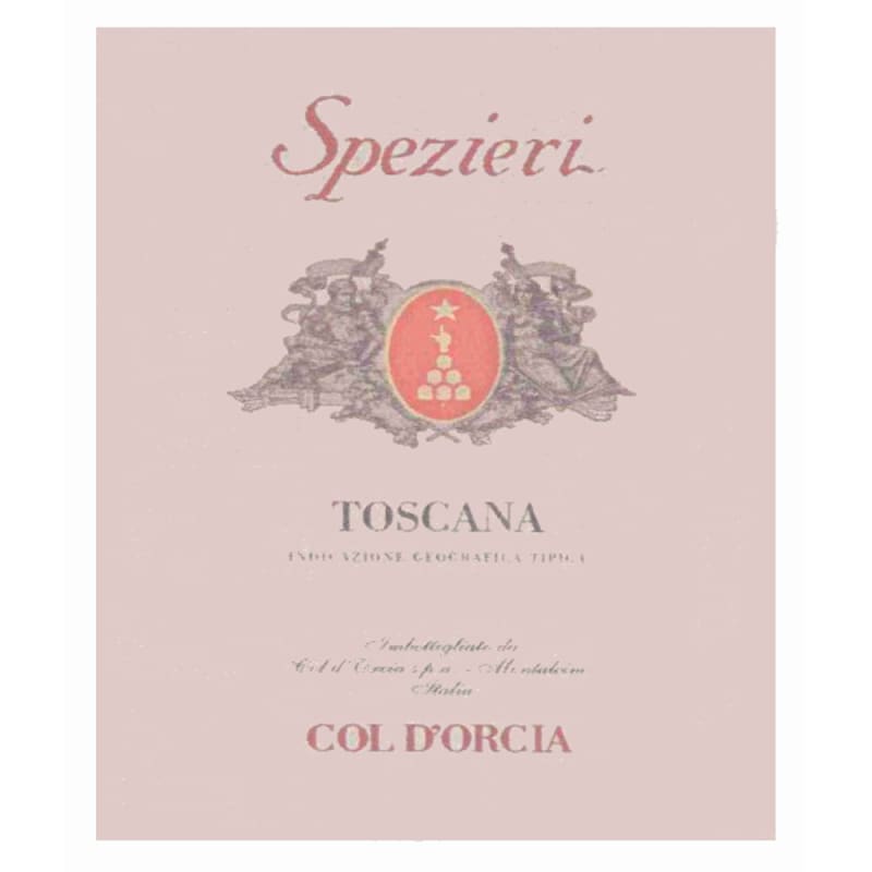 Col d'Orcia Spezieri 2007 Front Label