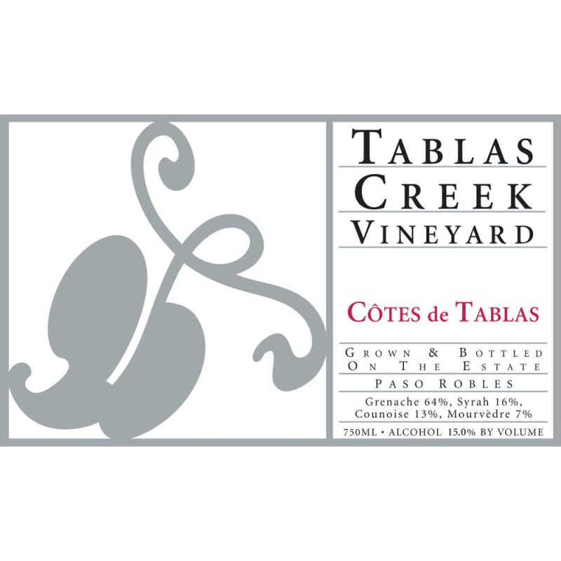 Tablas Creek Cotes de Tablas Rouge 2006 Front Label