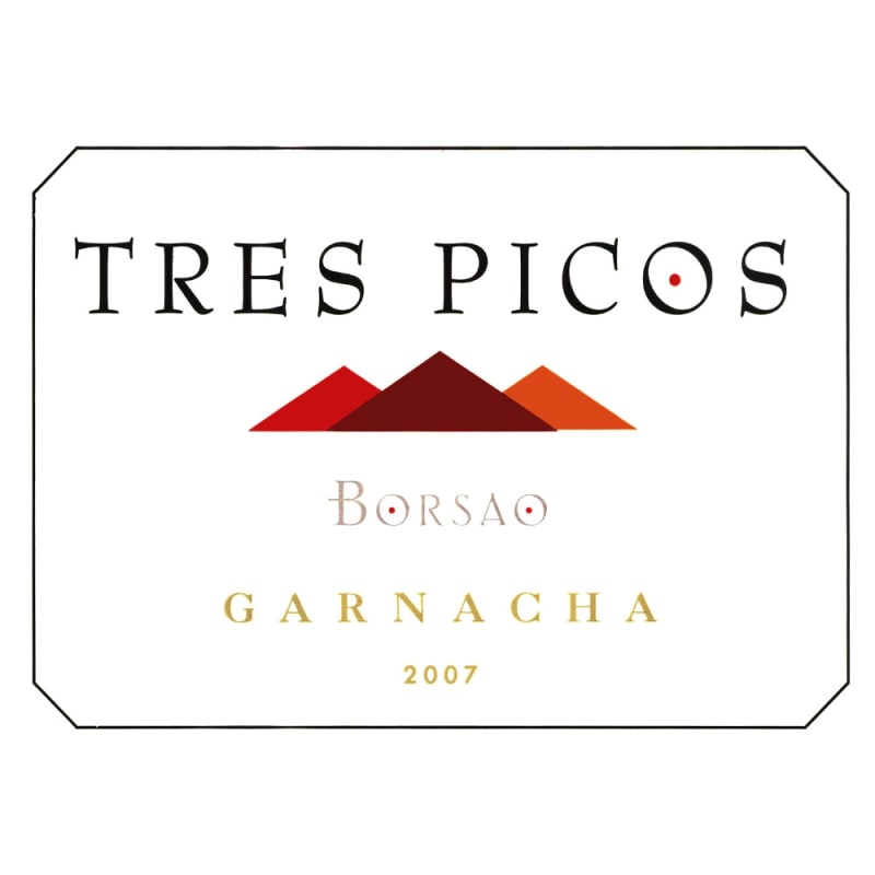 Borsao Tres Picos Garnacha 2007 Front Label